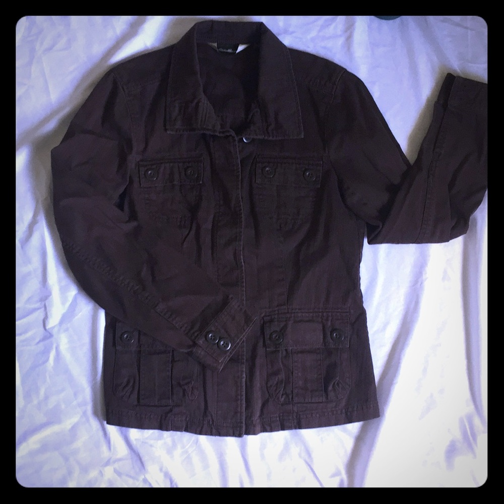 Eddie Bauer Chocolate Brown Jacket Medium